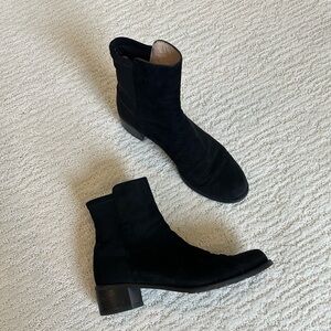 Stuart Weitzman suede bootie Chelsea boot 7
